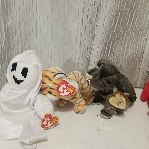 Ty Beanie Babies Lot of 12 Vintage Beanie Babies Estate sale find - Picture 8 of 14